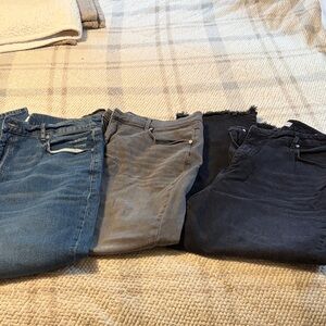 Bundle of loft jeans